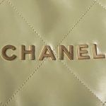 Chanel 22 Hobo Bag 24C AS4486 Gold Metallic Yellow Shiny Calfskin New Edition Horizontal AS4486 product photo 3