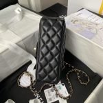 Chanel 24A AS4924 Mini Flap Bag With Top Handle Black AS4924 u9ed1u8272 product photo 4
