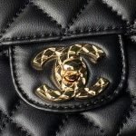 Chanel 24A AS4924 Mini Flap Bag With Top Handle Black AS4924 u9ed1u8272 product photo 3