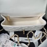 Chanel 24A AS4924 Mini Flap Bag With Top Handle White AS4924 u767du8272 product photo 8