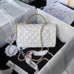 Chanel 24A AS4924 Mini Flap Bag With Top Handle White AS4924 u767du8272 product photo 2