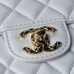 Chanel 24A AS4924 Mini Flap Bag With Top Handle White AS4924 u767du8272 product photo 3