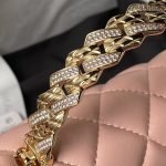 Chanel 24A AS4924 Mini Flap Bag With Top Handle Pink AS4924 u7c89u8272 product photo 6