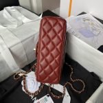 Chanel 24A AS4924 Mini Flap Bag With Top Handle Red AS4924 u7ea2u8272 product photo 6