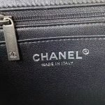 Chanel 23A Classic Mini 2.55 Flap Bag Black Distressed Calfskin Ruthenium Hardware 0874 u9ed1 product photo 9