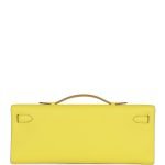 Hermes Kelly Cut Lime Swift Gold Hardware 47665 product photo 4