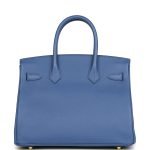 Hermes Birkin 30 Bleu Brighton Epsom Gold Hardware 47657 product photo 4