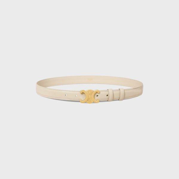 Medium Triomphe Belt in Taurillon Leather