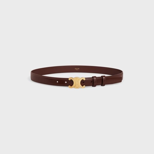 Medium Triomphe Belt in Taurillon Leather