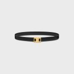 Medium Reversible Framed Triomphe Belt In Taurillon And Lizard Embossed Calfskin 45BIZ3APF.38NO product photo 1