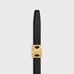 Medium Reversible Framed Triomphe Belt In Taurillon And Lizard Embossed Calfskin 45BIZ3APF.38NO product photo 5