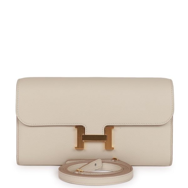 Hermes Constance Wallet To Go Beton Evercolor Gold Hardware 47662 product photo 1