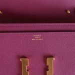 Hermes Constance Wallet To Go Anemone Evercolor Gold Hardware 47661 product photo 7