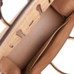 Hermes Birkin 25 Chai Matte Alligator And Togo Touch Permabrass Hardware 47654 product photo 8