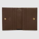 Gucci Horsebit 1955 Card Case Wallet Beige Canvas - Gucci Wallet or Card Holder side view