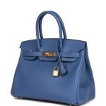 Hermes Birkin 30 Bleu Brighton Epsom Gold Hardware 47657 product photo 5