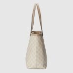 Ophidia Medium Tote Bag Beige Canvas - Gucci Tote Bag hardware detail