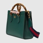 Gucci Diana Small Tote Bag Green Bamboo - Gucci Crossbody Bag side view
