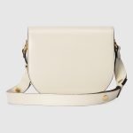 Gucci Horsebit 1955 Mini Rounded Bag White - Gucci Crossbody Bag interior detail