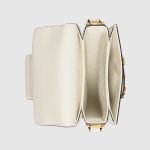 Gucci Horsebit 1955 Mini Rounded Bag White - Gucci Crossbody Bag strap detail