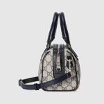 Ophidia Mini Top Handle Bag Beige Monogram - Gucci Crossbody Bag hardware detail