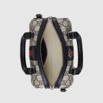 Ophidia Mini Top Handle Bag Beige Monogram - Gucci Crossbody Bag strap detail
