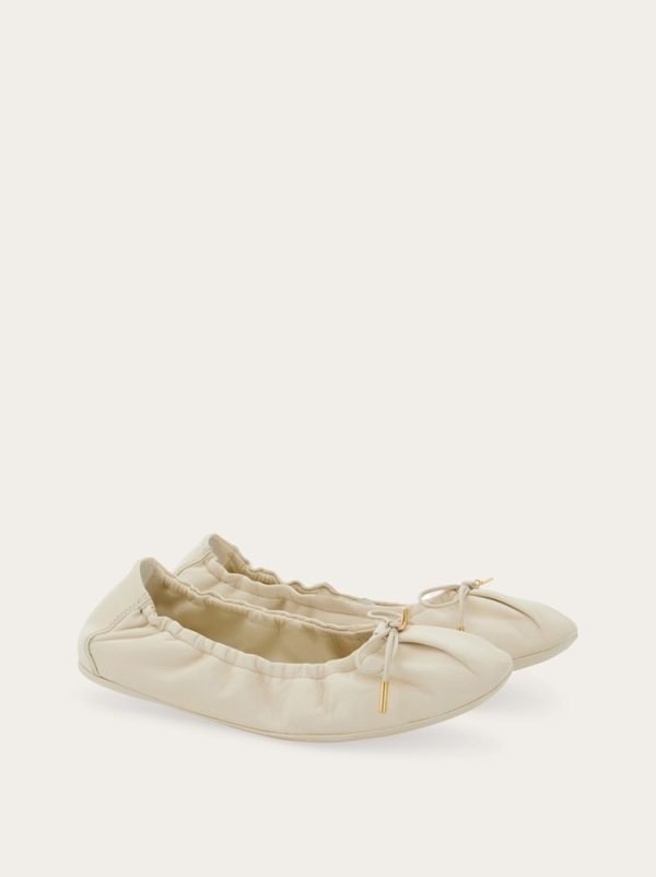 Elasticated ballet flat