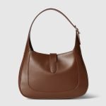 Gucci Jackie 1961 Small Shoulder Bag Brown - Gucci Shoulder Bag hardware detail