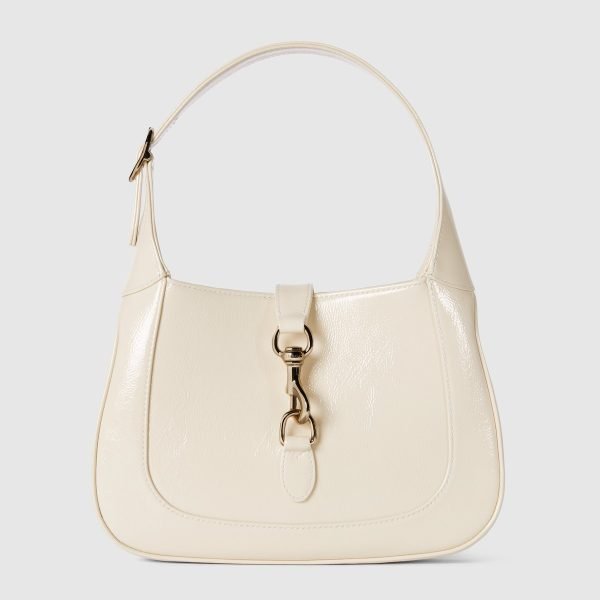 Gucci Jackie Small Shoulder Bag Ivory - Gucci Shoulder Bag front view