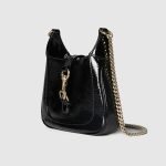 Gucci Jackie Notte Mini Bag Black Chain Strap - Gucci Crossbody Bag side view