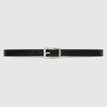 Reversible Thin Belt With Rectangular Buckle 791345 AADMA 1041 product photo 1