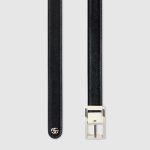 Reversible Thin Belt With Rectangular Buckle 791345 AADMA 1041 product photo 3
