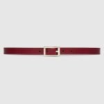 Reversible Thin Belt With Rectangular Buckle 791345 AADMA 1041 product photo 4