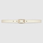 Reversible Thin Belt With Rectangular Buckle 791345 AADMA 9548 product photo 1