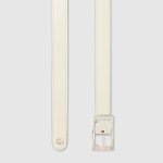 Reversible Thin Belt With Rectangular Buckle 791345 AADMA 9548 product photo 2