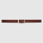 Reversible Thin Belt With Rectangular Buckle 791345 AADMA 9548 product photo 4