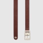 Reversible Thin Belt With Rectangular Buckle 791345 AADMA 9548 product photo 5