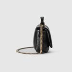 GG Milano Mini Top Handle Bag Black Chain Strap - Gucci Crossbody Bag hardware detail