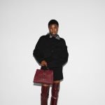 Medium Tote Bag With Hook Closure Rosso Ancora Red Top Handle - Gucci Crossbody Bag back view
