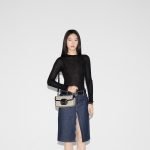 Gucci Horsebit 1955 Soft Small Top Handle Bag Dark Brown Monogram - Gucci Shoulder Bag back view