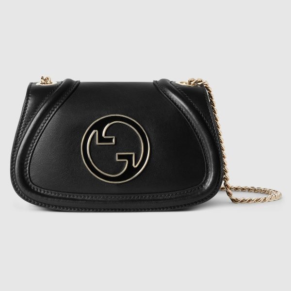Gucci Blondie Mini Shoulder Bag Black - Gucci Shoulder Bag front view