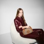 Gucci Blondie Small Top Handle Bag Dark Brown Canvas - Gucci Shoulder Bag back view