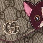 GG Mini Shoulder Bag With Cat Detail - Gucci Crossbody Bag interior detail