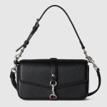 Small Crossbody Bag With Hook Closure Beige Top Handle - Gucci Crossbody Bag front view