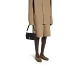 Small Crossbody Bag With Hook Closure Beige Top Handle - Gucci Crossbody Bag back view