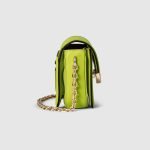 Gucci Go Small Shoulder Bag Green Canvas - Gucci Shoulder Bag strap detail