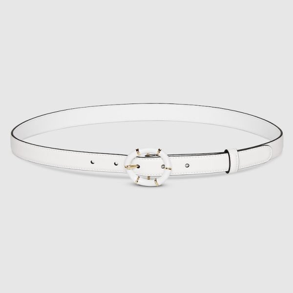 Thin Belt With Round Bamboo Buckle 832985 0YARN 9014 product photo 1