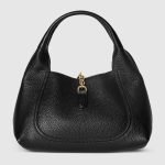 Gucci Softbit Medium Top Handle Bag Black - Gucci Shoulder Bag hardware detail