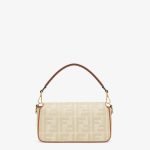 Baguette Natural Straw Bag With Ff Embroidery 8BR600AP4MF1LMP product photo 3