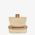 Baguette Natural Straw Bag With Ff Embroidery 8BR600AP4MF1LMP product photo 4